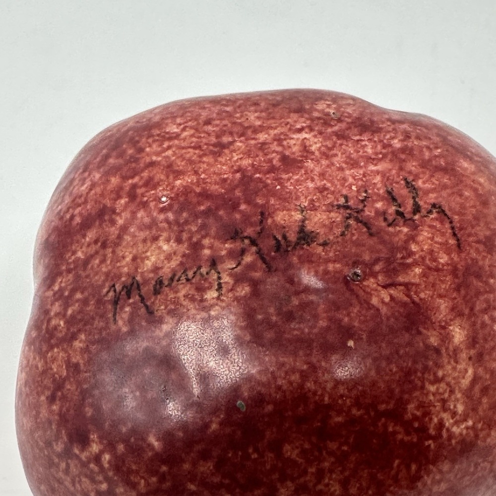 Mary Kirk Kelly Ceramic Sculptures Red Potato Signed - Picture 3 of 9